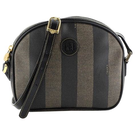 Vintage Fendi pequin crossbody 